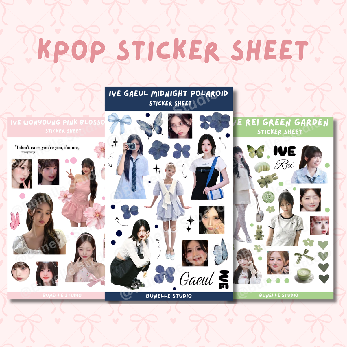 Kpop Sticker Sheet