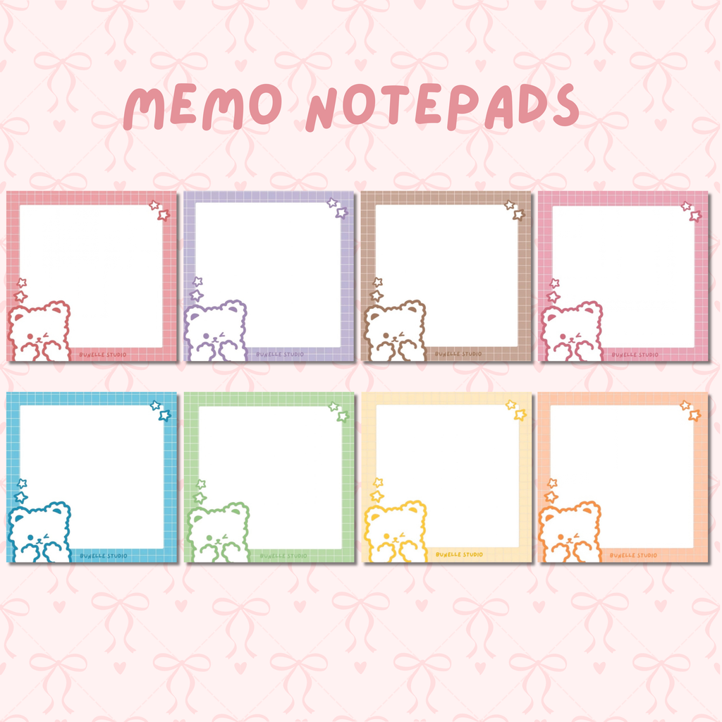 Teddy Memo Pad