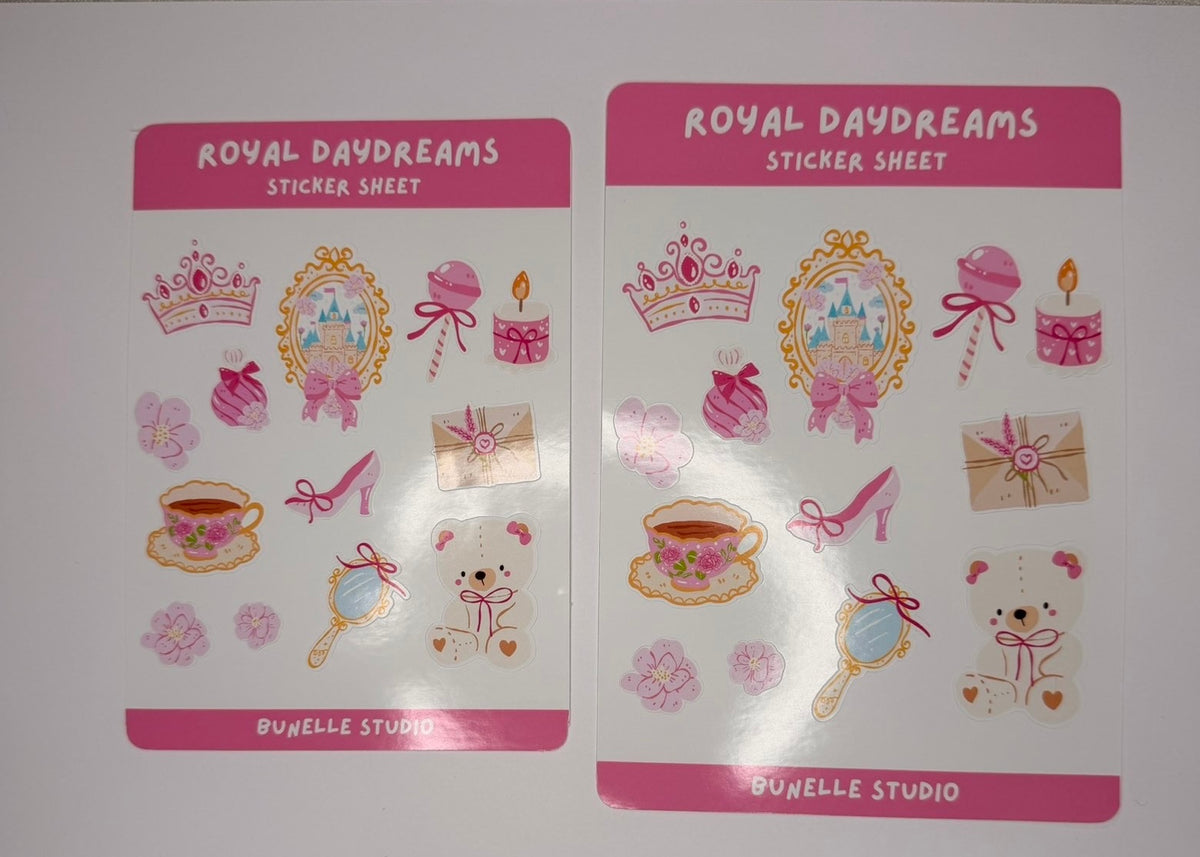 Royal Daydreams Sticker Sheet
