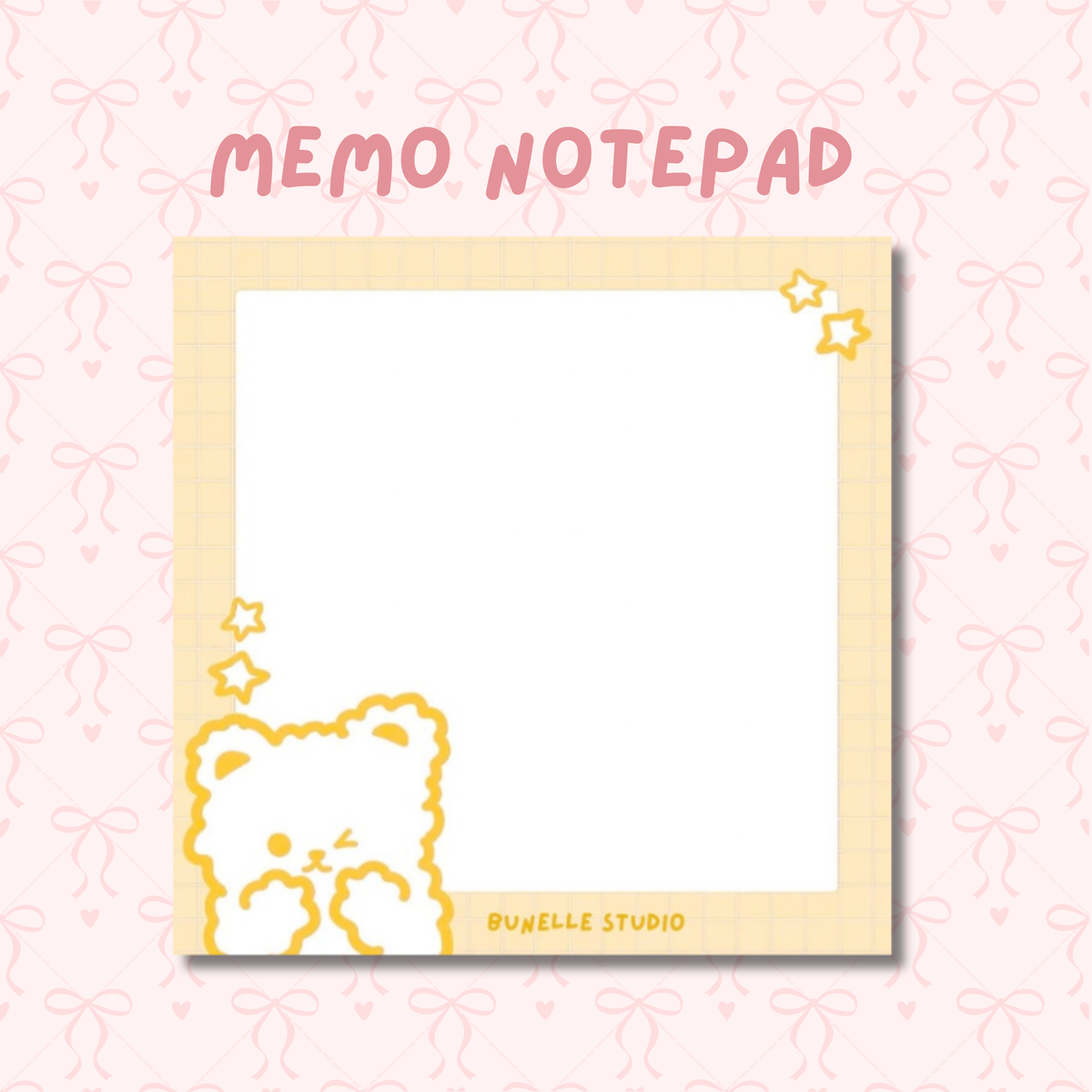 Teddy Memo Pad