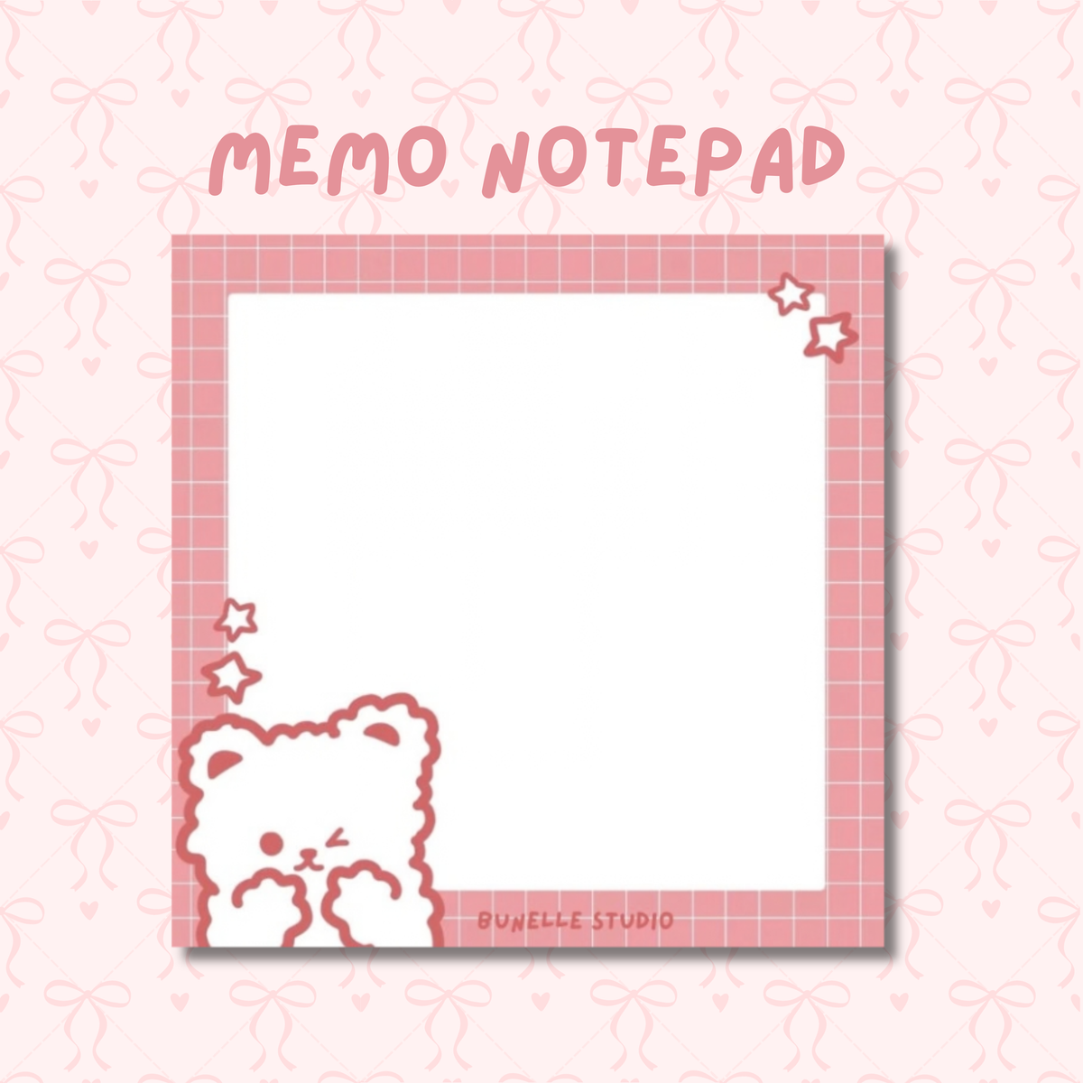 Teddy Memo Pad