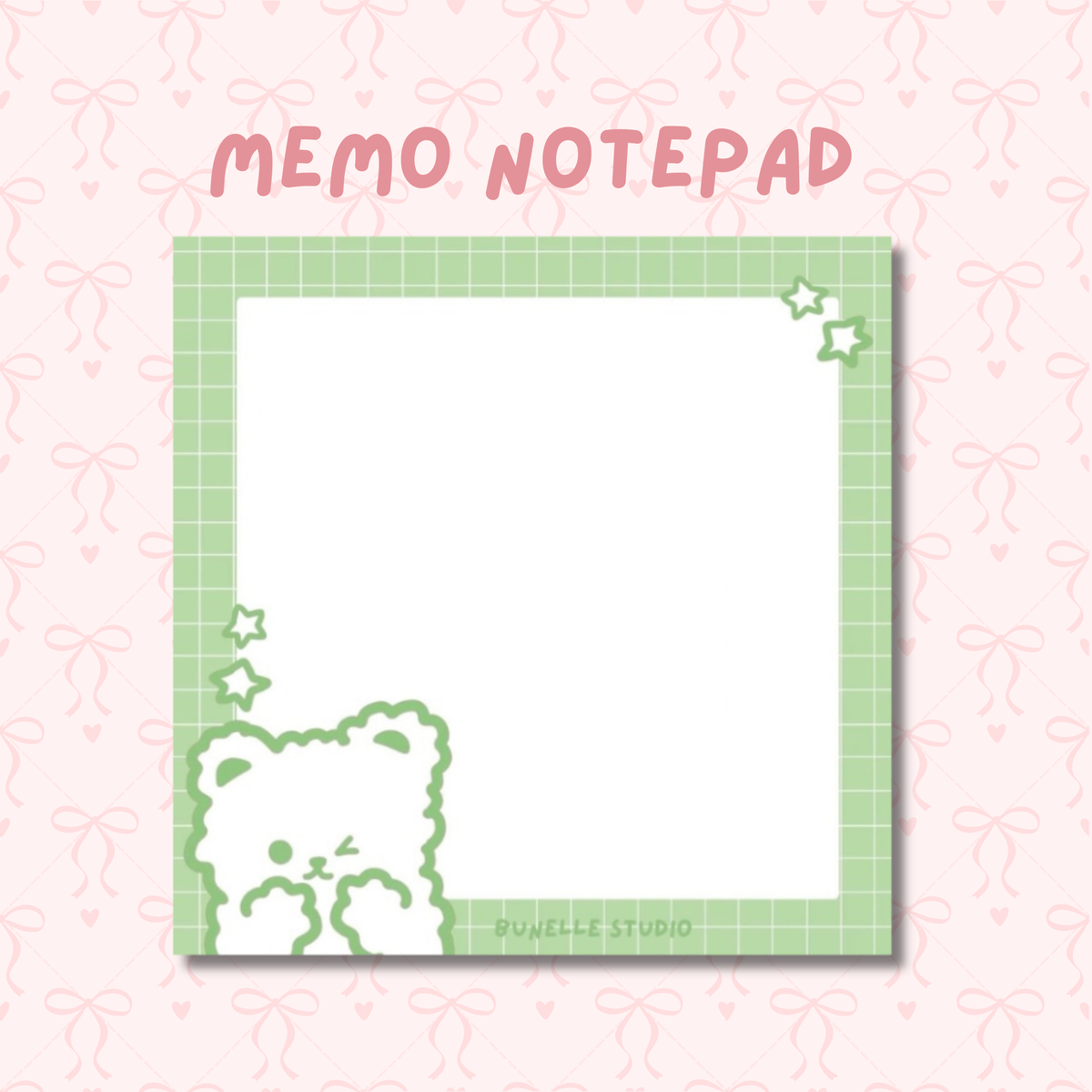 Teddy Memo Pad