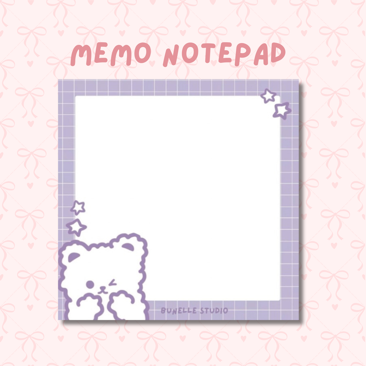 Teddy Memo Pad