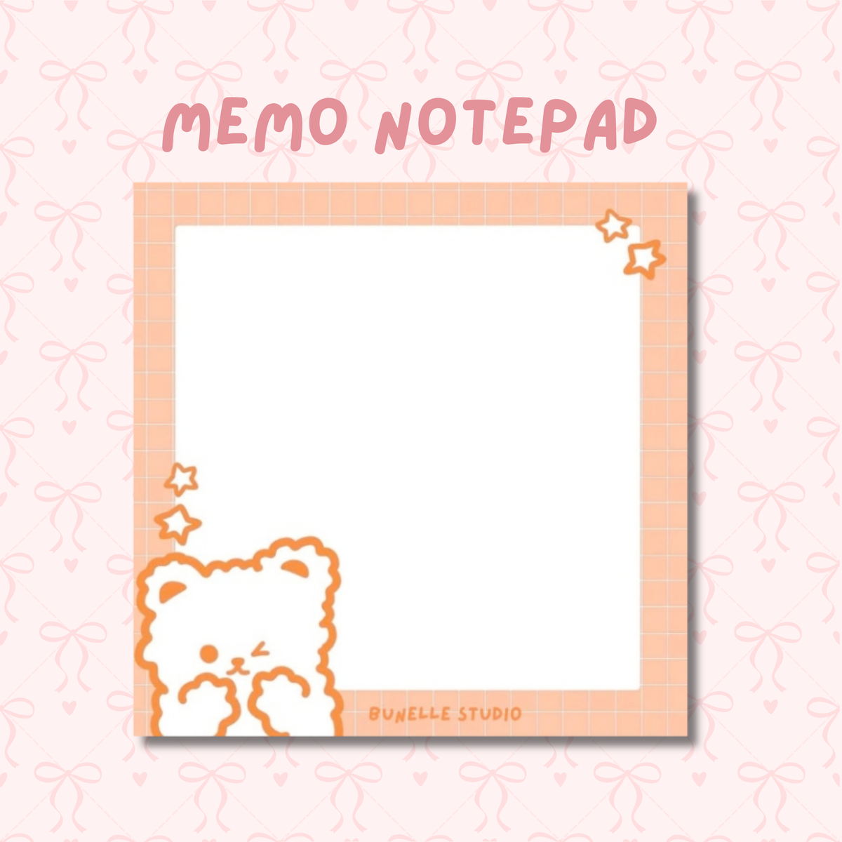 Teddy Memo Pad