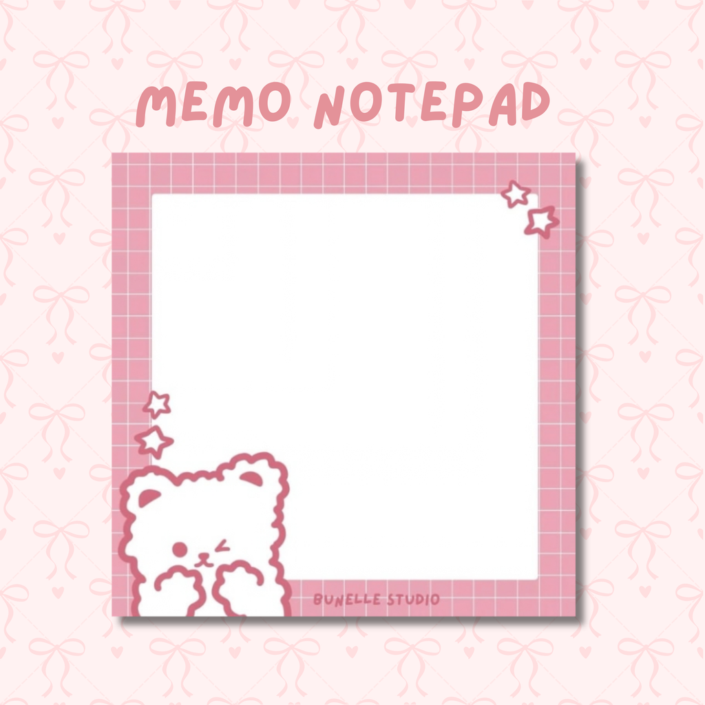 Teddy Memo Pad