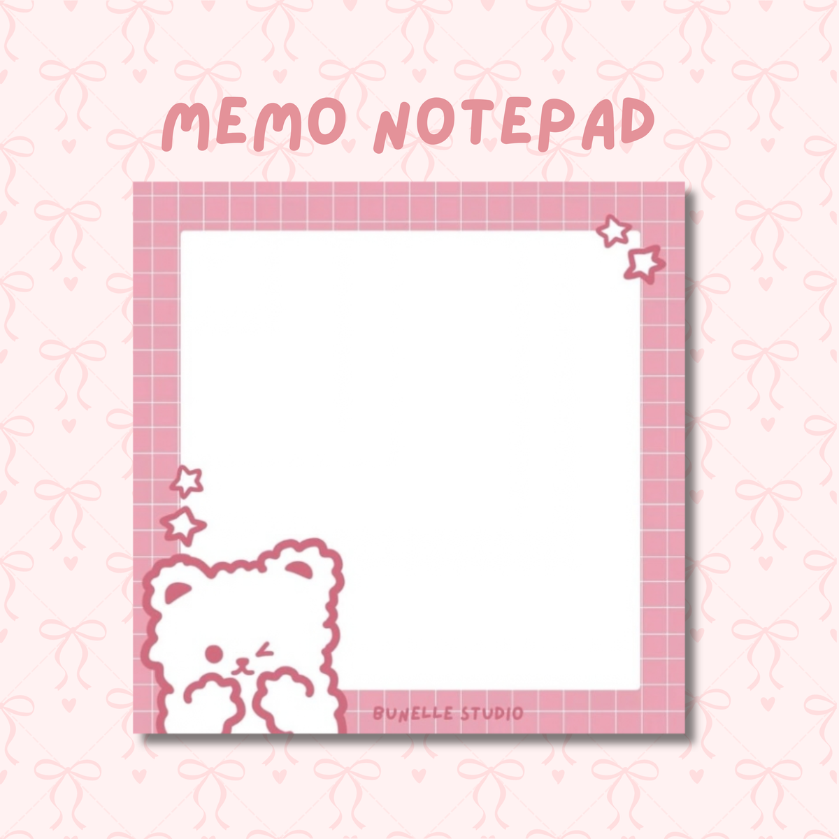 Teddy Memo Pad