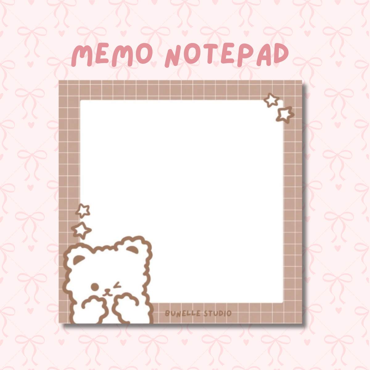 Teddy Memo Pad