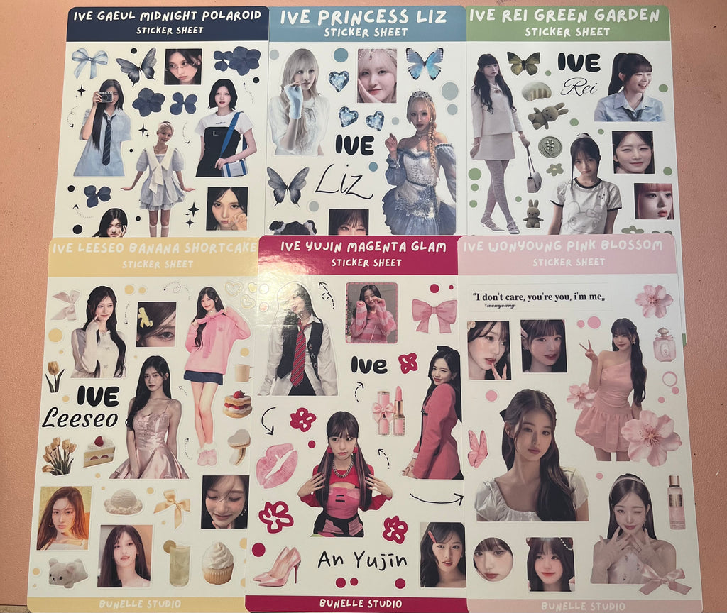 Ive Liz Princess Sticker Sheet