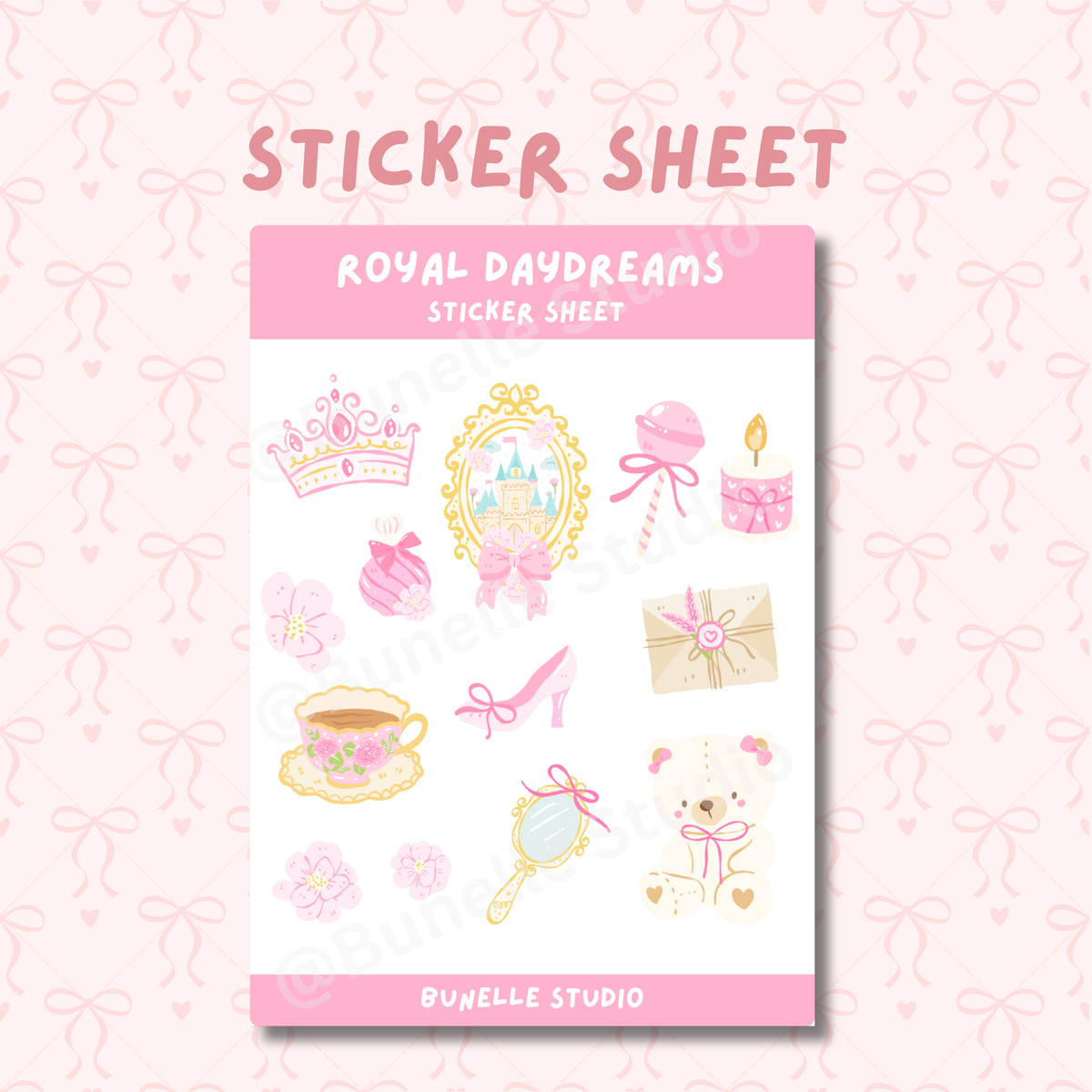 Royal Daydreams Sticker Sheet