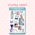 Ive Liz Princess Sticker Sheet