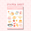 Cozy Kitchen Mornings Sticker Sheet