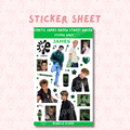 Cortis James Green Street Racer Rockstar Sticker Sheet