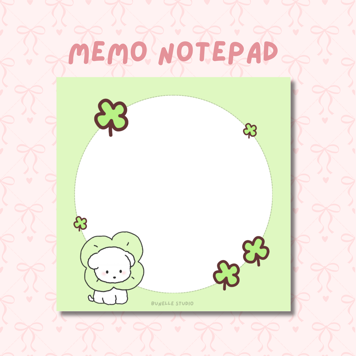 Lucky Pup Memo Pad