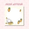 Carrot Pup Memo Pad