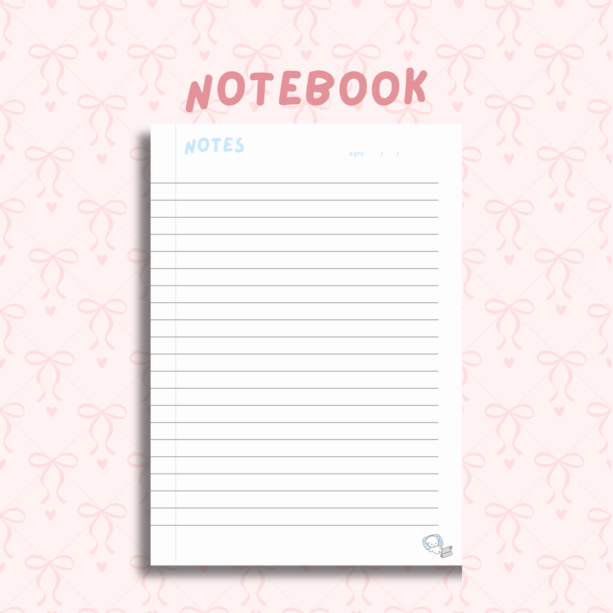 iPad Pup Notebook